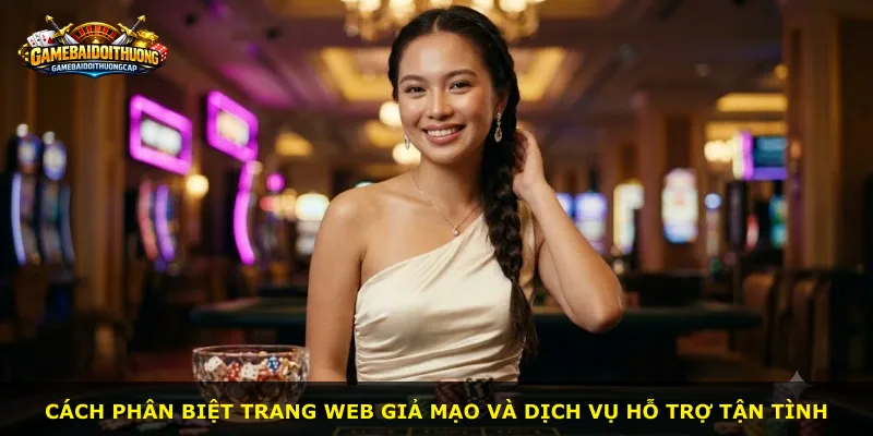 Cách phân biệt trang web giả mạo và dịch vụ hỗ trợ tận tình