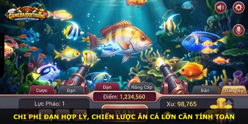 Chi phí đạn hợp lý, chiến lược ăn cá lớn cần tính toán