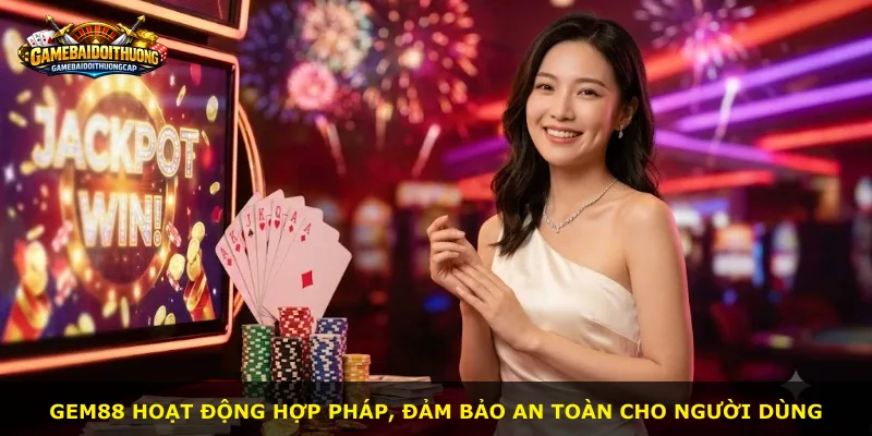 Gem88 hoạt động hợp pháp, đảm bảo an toàn cho người dùng