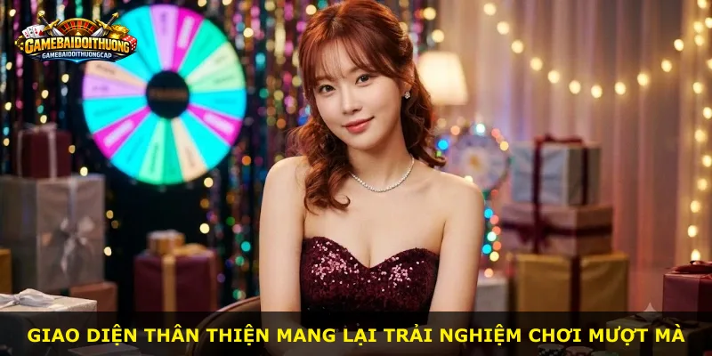 Giao diện thân thiện mang lại trải nghiệm chơi mượt mà