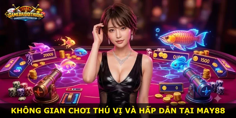 Không gian chơi thú vị và hấp dẫn tại May88