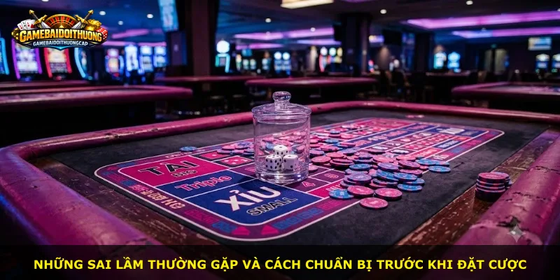 Những sai lầm thường gặp và cách chuẩn bị trước khi đặt cược