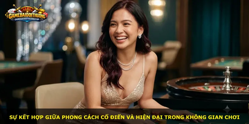 Sự kết hợp giữa phong cách cổ điển và hiện đại trong không gian chơi