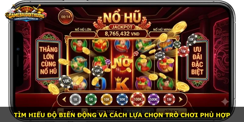 Tìm hiểu độ biến động và cách lựa chọn trò chơi phù hợp