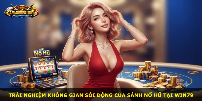 Trải nghiệm không gian sôi động của sảnh nổ hũ tại Win79