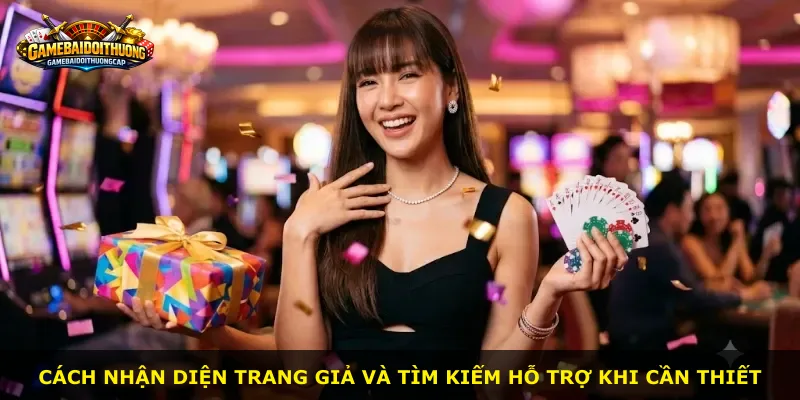 Cách nhận diện trang giả và tìm kiếm hỗ trợ khi cần thiết