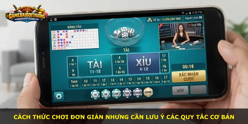 Cách thức chơi đơn giản nhưng cần lưu ý các quy tắc cơ bản