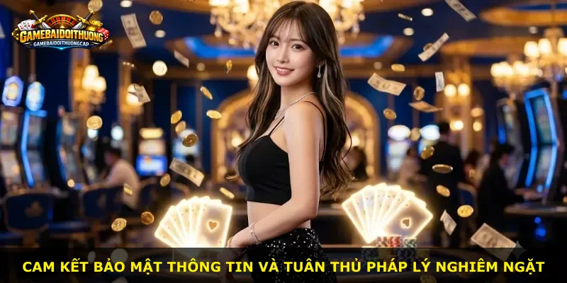 Cam kết bảo mật thông tin và tuân thủ pháp lý nghiêm ngặt