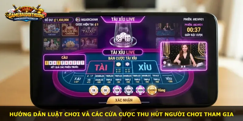 Hướng dẫn luật chơi và các cửa cược thu hút người chơi tham gia