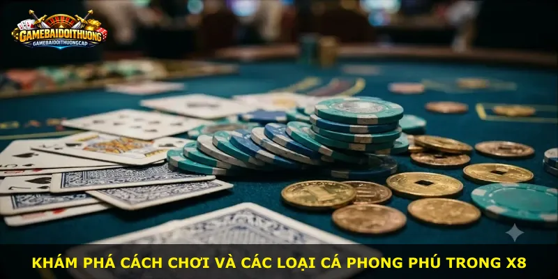 Khám phá cách chơi và các loại cá phong phú trong X8
