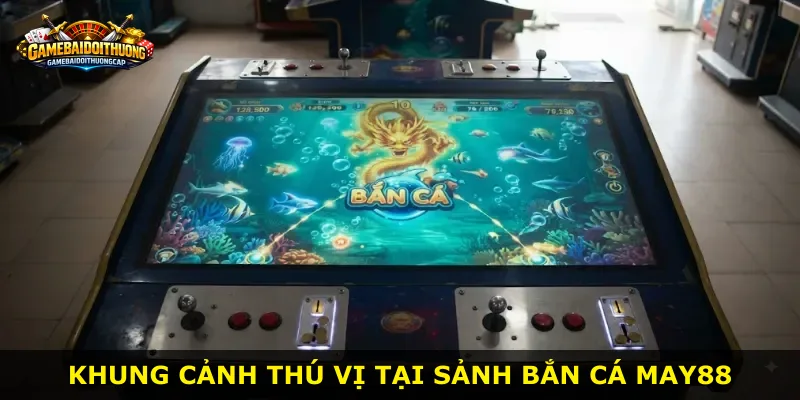 Khung cảnh thú vị tại sảnh bắn cá May88