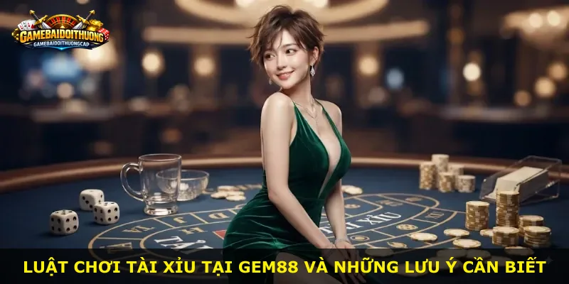 Luật chơi tài xỉu tại Gem88 và những lưu ý cần biết