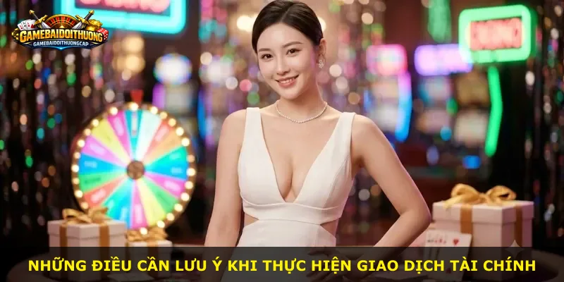 Những điều cần lưu ý khi thực hiện giao dịch tài chính