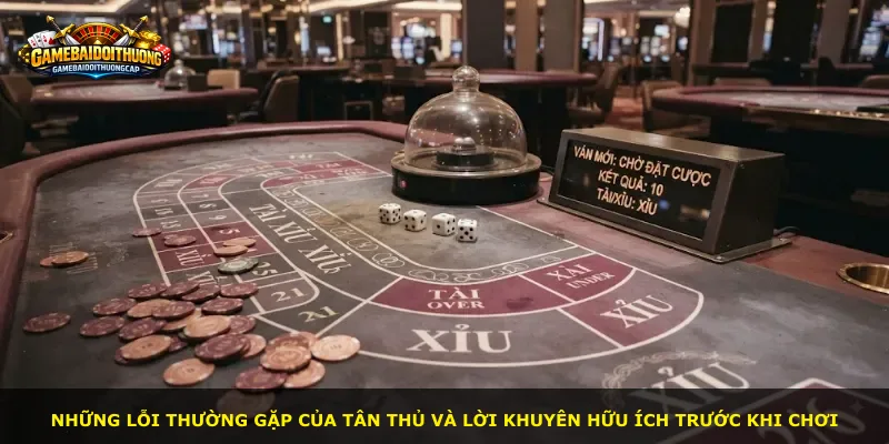 Những lỗi thường gặp của tân thủ và lời khuyên hữu ích trước khi chơi