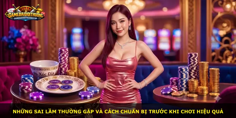 Những sai lầm thường gặp và cách chuẩn bị trước khi chơi hiệu quả