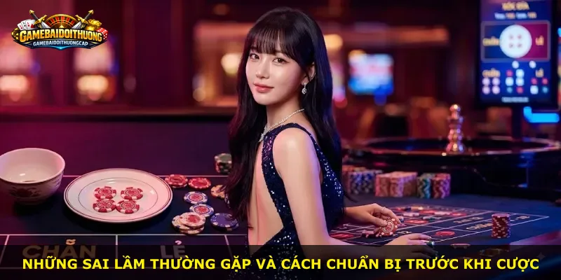 Những sai lầm thường gặp và cách chuẩn bị trước khi cược