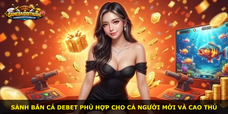 Sảnh Bắn Cá Debet phù hợp cho cả người mới và cao thủ