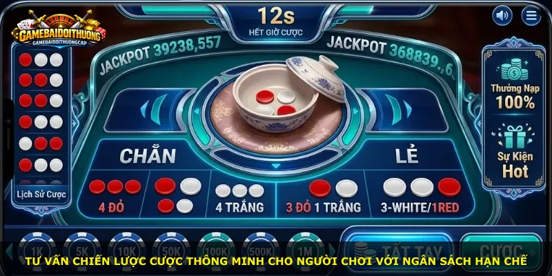 Tư vấn chiến lược cược thông minh cho người chơi với ngân sách hạn chế